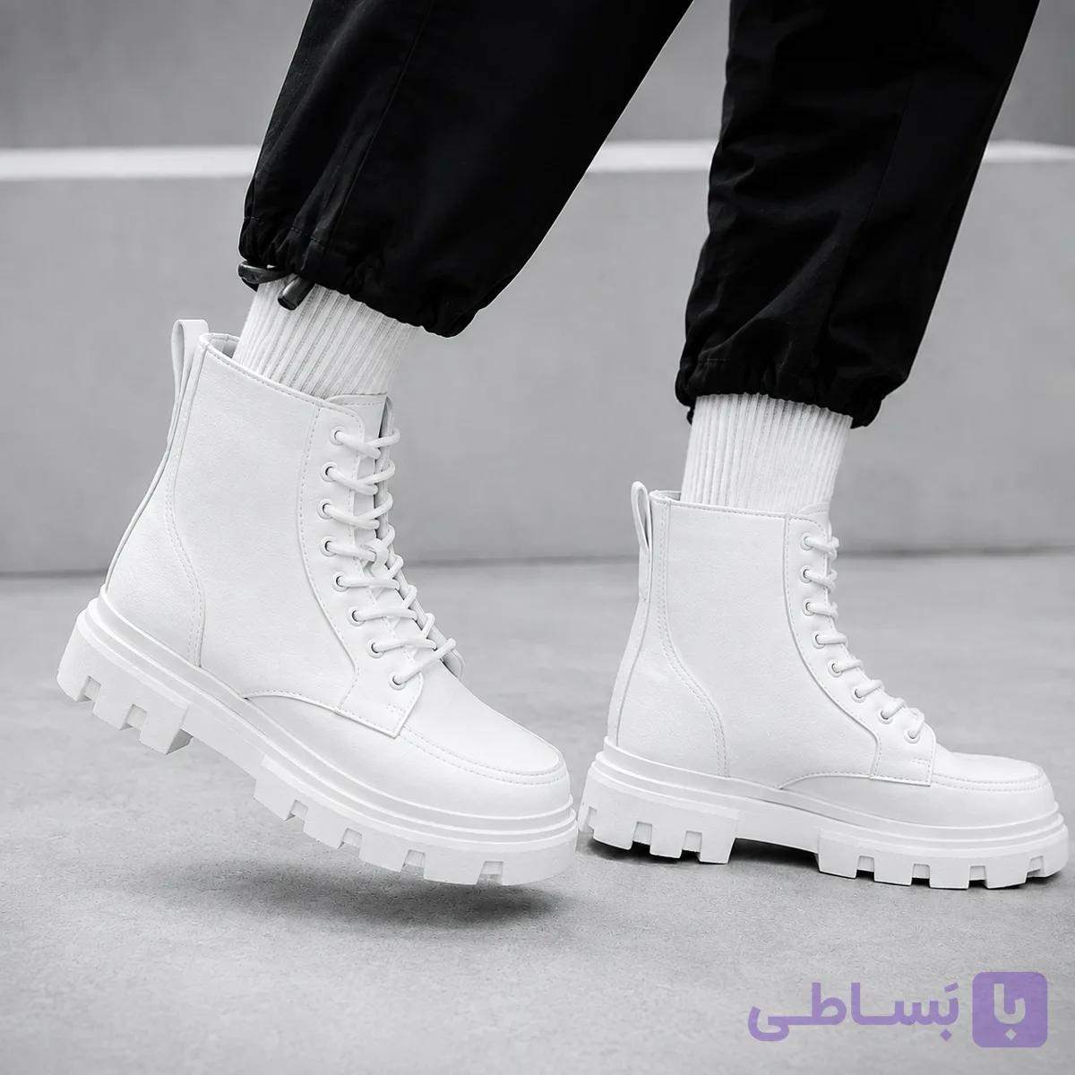 بوت زارا Zara مردانه سفید کد 2558 — تصویر 1