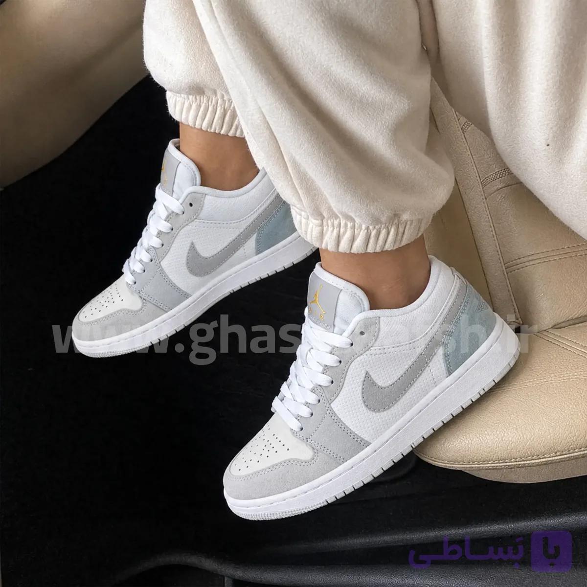 کتونی نایک جردن Jordan 1  پاریس زنانه مستر کوالیتی کد 2405 — تصویر 1