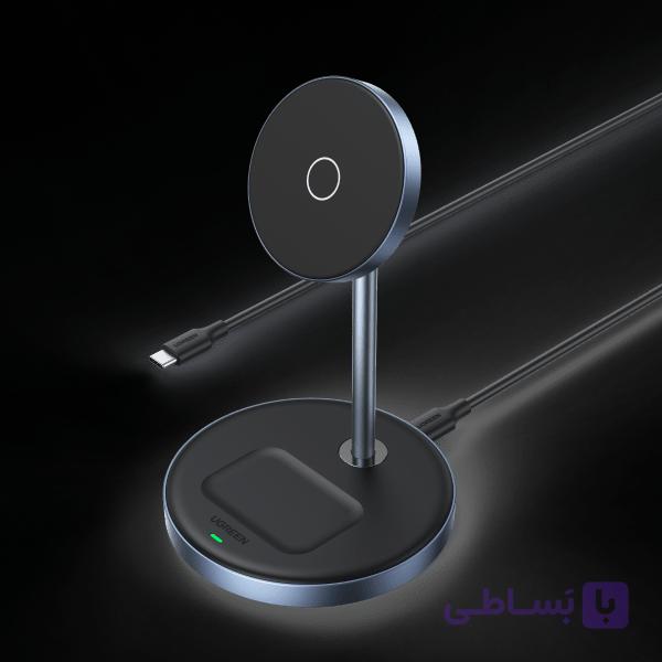 شارژر بی سیم 20 وات دو کاره آیفون و ایرپاد یوگرین مدل CD317 کد 90668 — تصویر 1