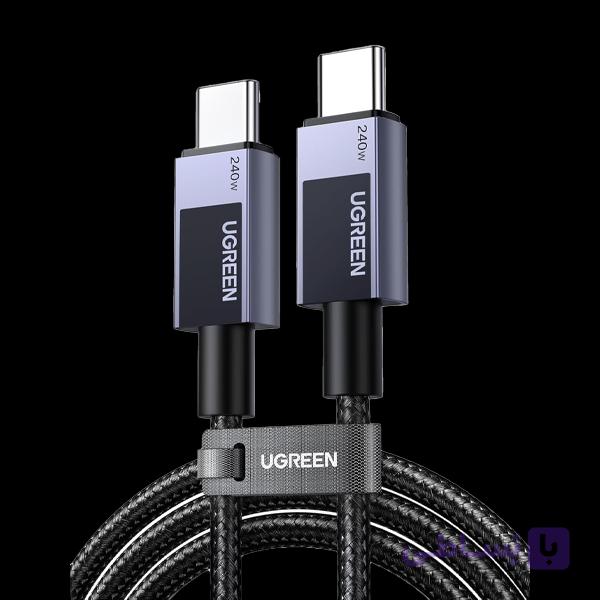 کابل شارژ و دیتا 5 آمپر و 240 وات USB-C یوگرین مدل L513 — تصویر 1
