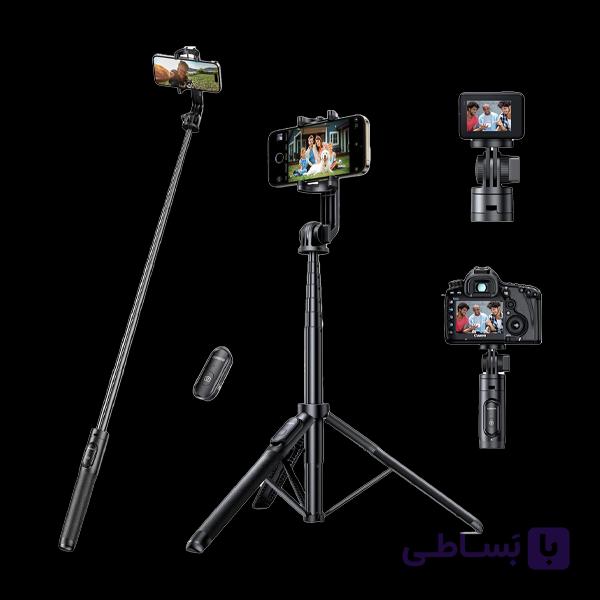 سه پایه گوشی و مونوپاد یوگرین مدل LP586 کد 15062 با ریموت کنترل — تصویر 1