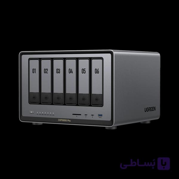 ذخیره‌ساز تحت شبکه یوگرین مدل UGREEN NASync DXP6800 Pro با ظرفیت 196 ترابایت کد 25898 — تصویر 1