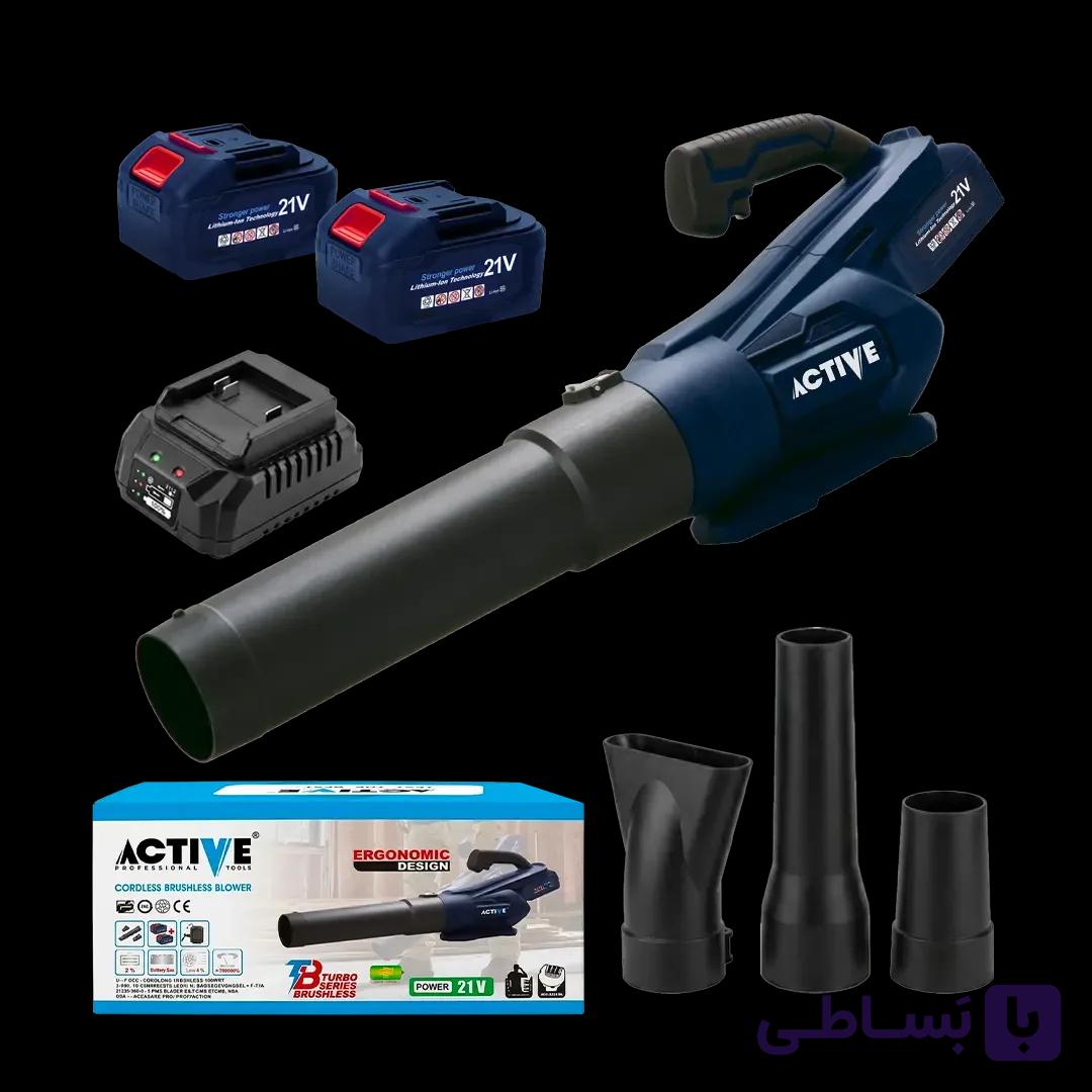 خزان روب شارژی 21 ولت براشلس اکتیو مدل AC-3226BL — تصویر 1