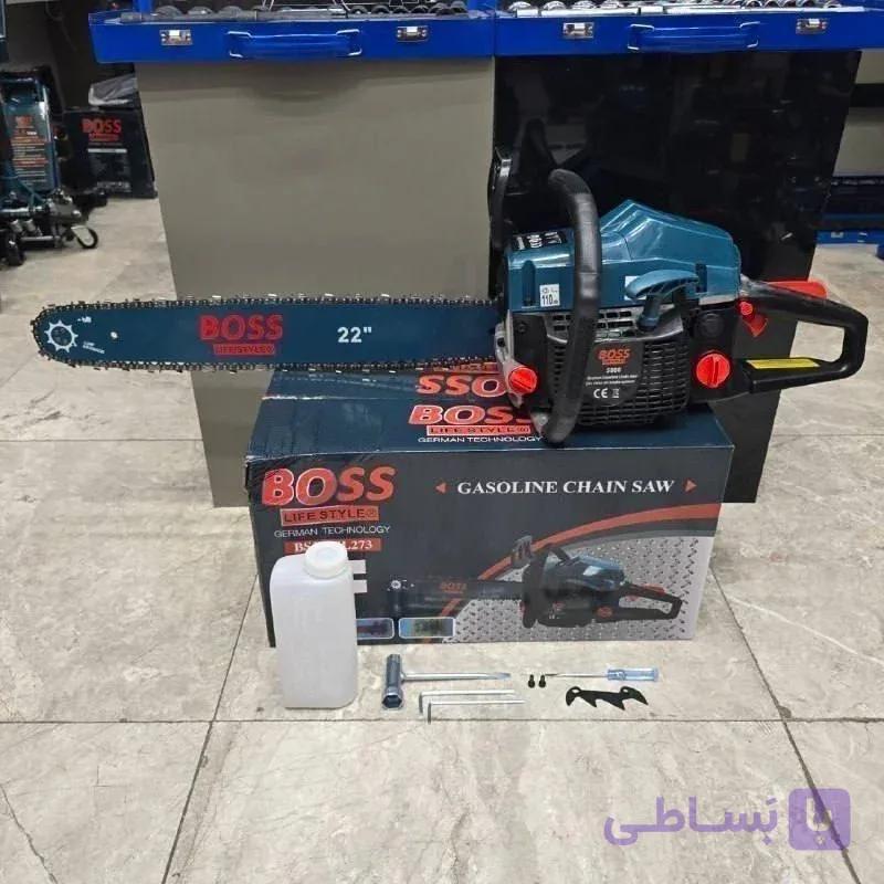 اره زنجیری بنزینی 55 سانتی باس مدل مدل CHn55