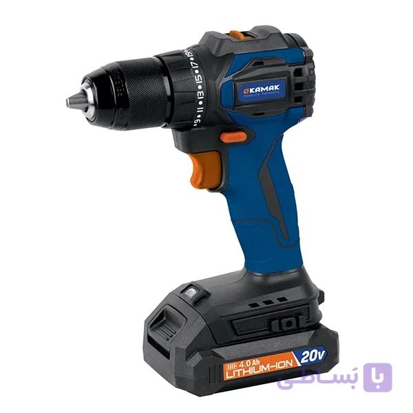 دریل شارژی 13 میلیمتر 20 ولت براشلس با کیف BMC کاماک مدل KT21052