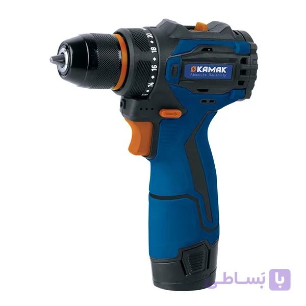 دریل شارژی 10 میلیمتر 12 ولت براشلس با کیف BMC کاماک مدل KT21051