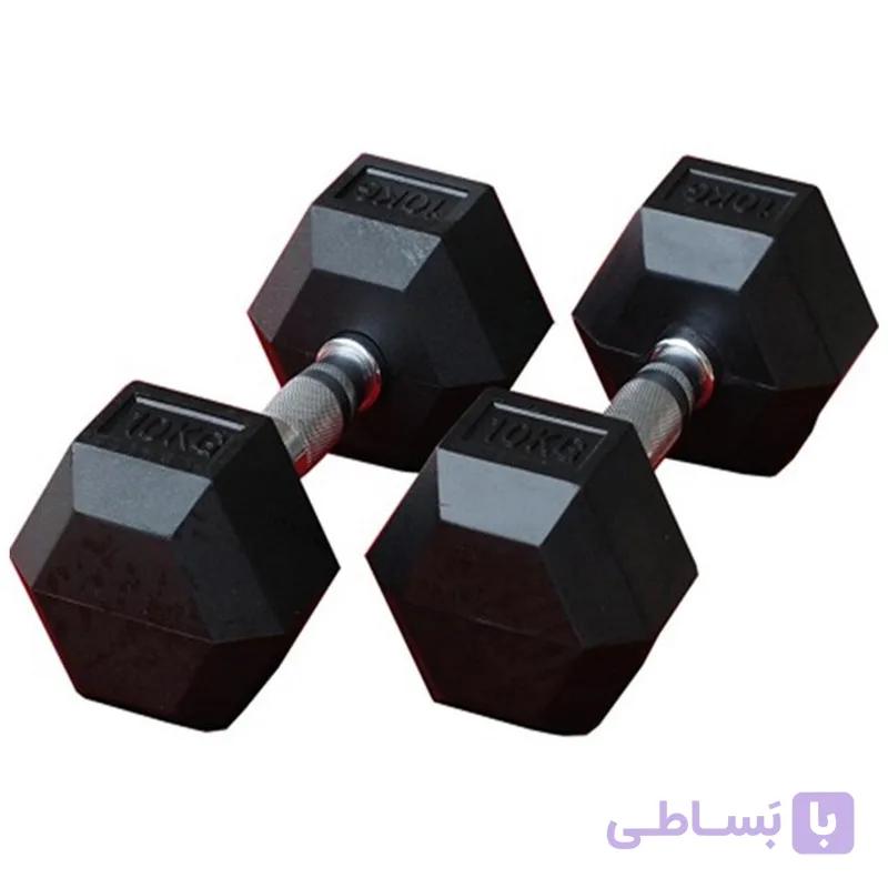 دمبل بدنسازی شش ضلعی  باشگاهی