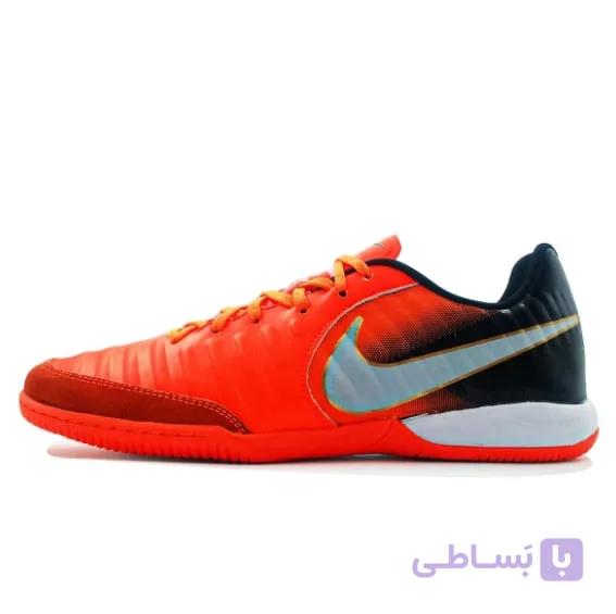 کتونی فوتسال نایک تمپو Nike Tiempo X Orange Black — تصویر 1