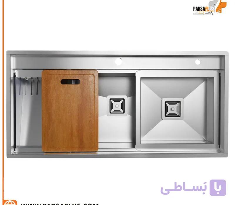 سینک کن مدل BNC 304 -104 شیر آبشاری  ضخامت ورق 1