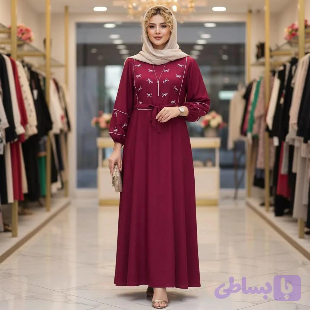 کفتان گلدوزی پاپیونی