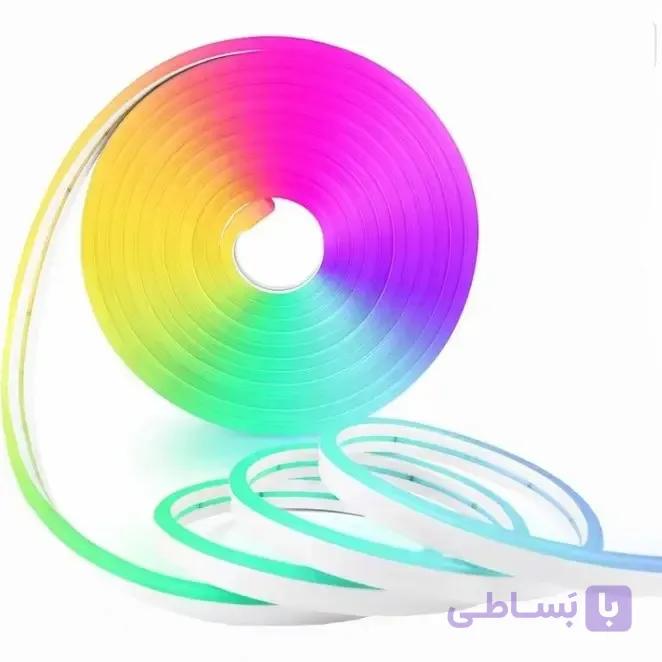 ریسه نئون فلکسی RGB فول کالر برنامه پذیر — تصویر 1