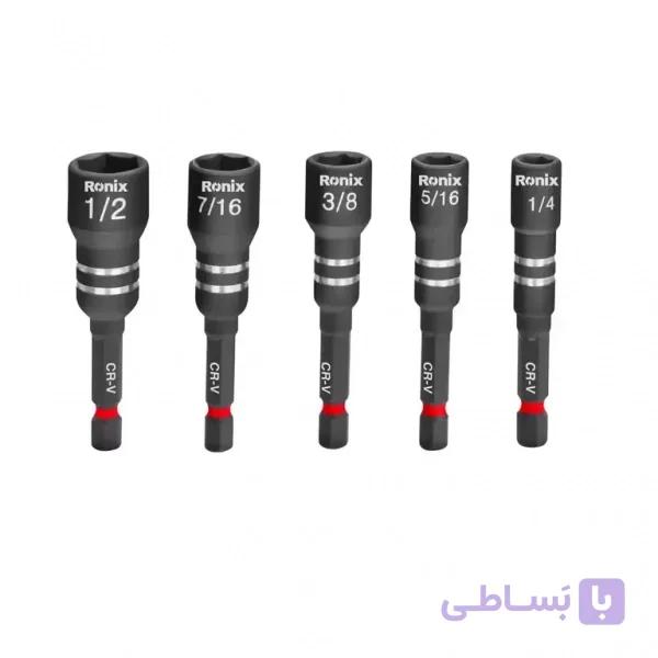 ست بکس سر دریلی رونیکس 5 عددی مدل RH-5457 — تصویر 1