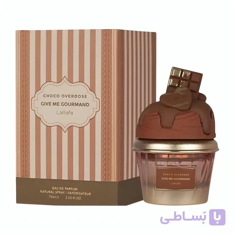 عطر ادکلن ادوپرفیوم زنانه لطافه چوکو اوردوز Lattafa Choco Overdose حجم 75 میلی‌لیتر