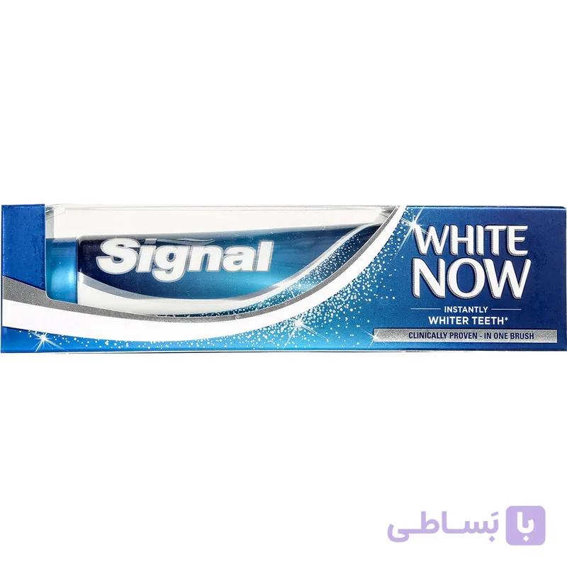 خمیر دندان سیگنال سری White Now مدل Superpure حجم 75 میلی لیتر