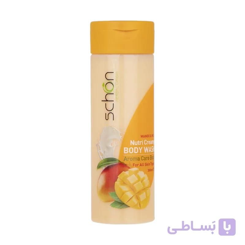 شامپو بدن شون مدل شیر و انبه حجم 300 میلی لیتر