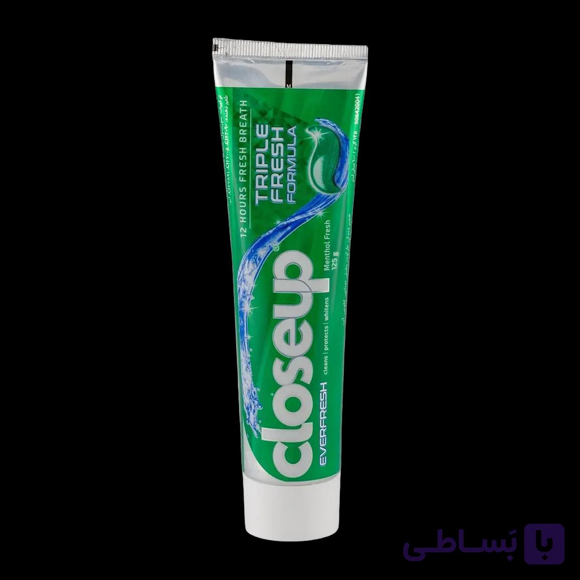 خمیر دندان کلوس آپ سری Ever Fresh مدل Menthol Fresh وزن 125 گرم