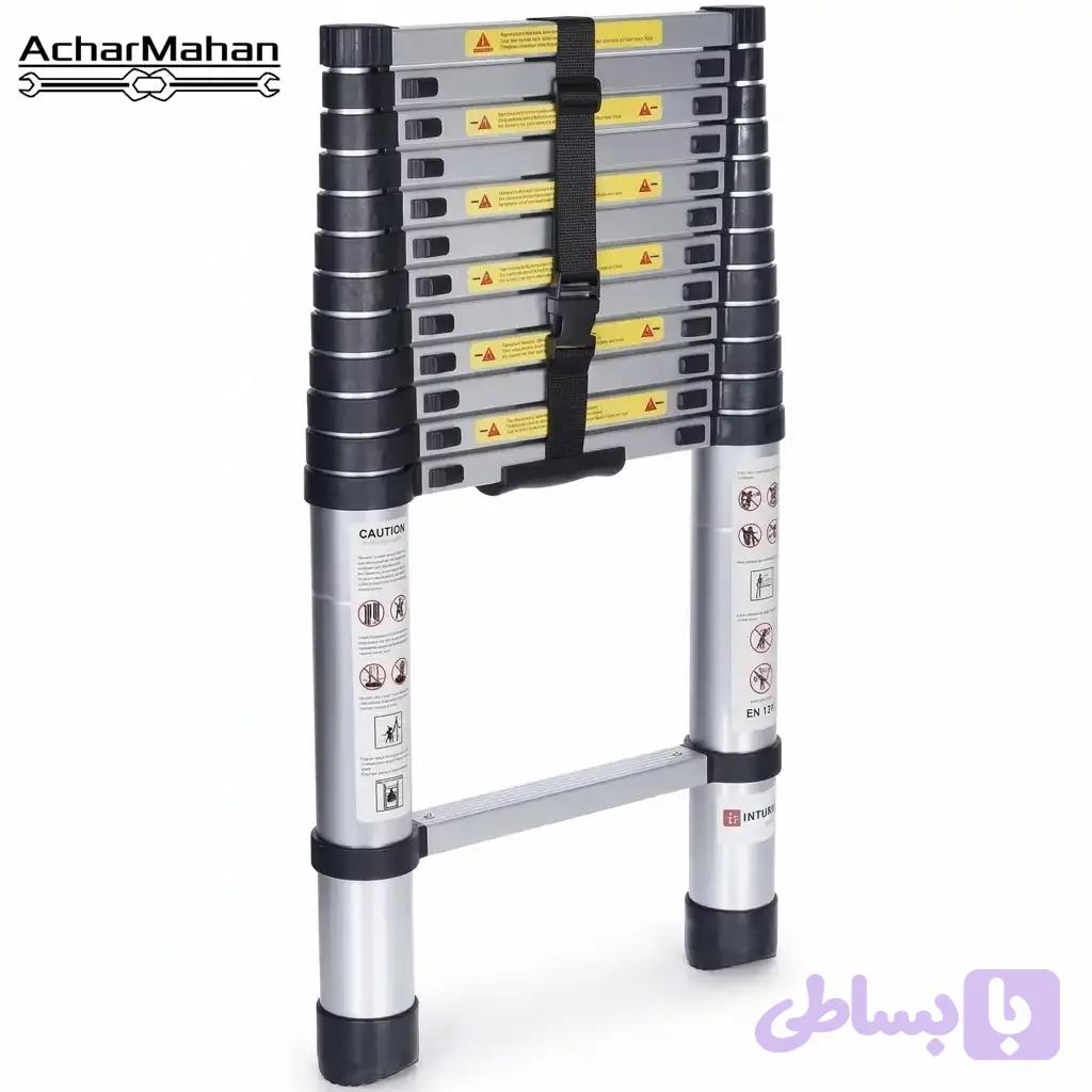 نردبان تلسکوپی ۱۲ پله 4.4 متری اینتیمکس مدل extension ladder — تصویر 1