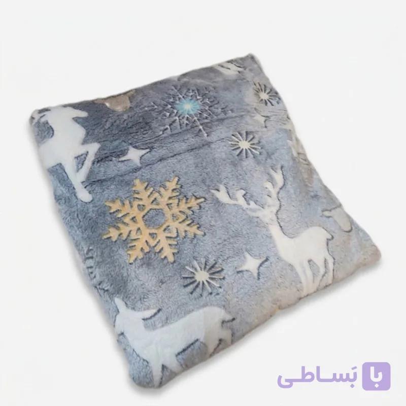 پتو مسافرتی 1 نفر مدل گوزن زمستانی سایز 150×200 سانتی‌متر — تصویر 1
