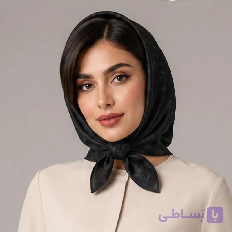 مینی اسکارف زنانه مدل ساده موهر پاییزی زمستانی مارک برجسته کد 3 — تصویر 1