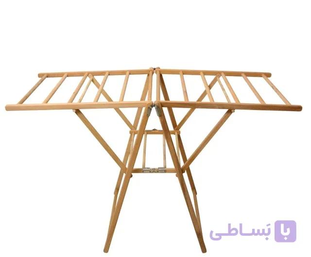 بند رخت چوبی بلوط مدل ZARA | تاشو، جادار و ساخته‌شده از چوب راش — تصویر 1