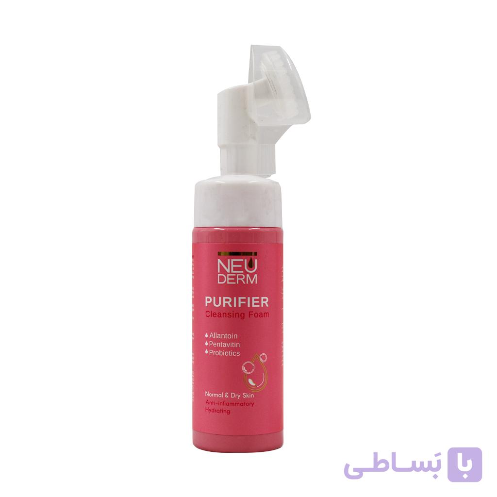 فوم شستشوی صورت نئودرم پوست خشک و نرمال — تصویر 1