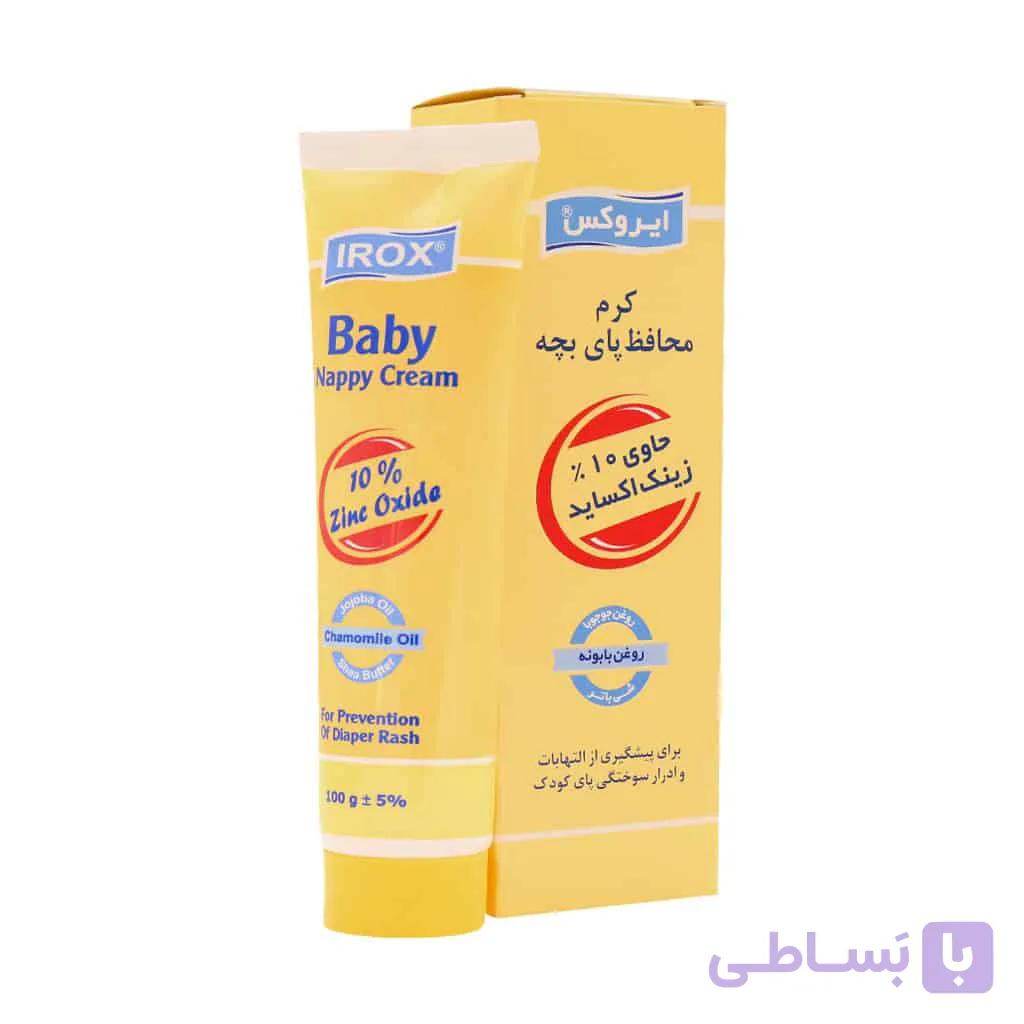 کرم محافظ پای بچه ایروکس زینک اکساید10درصد — تصویر 1