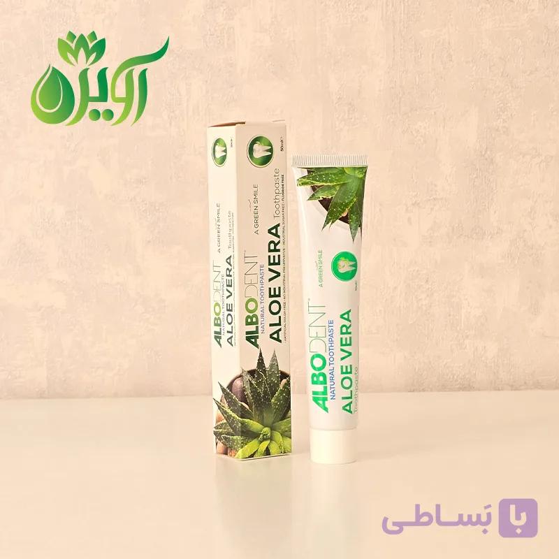 خمیر دندان آلوئه ورا آلبودنت 50 گرم