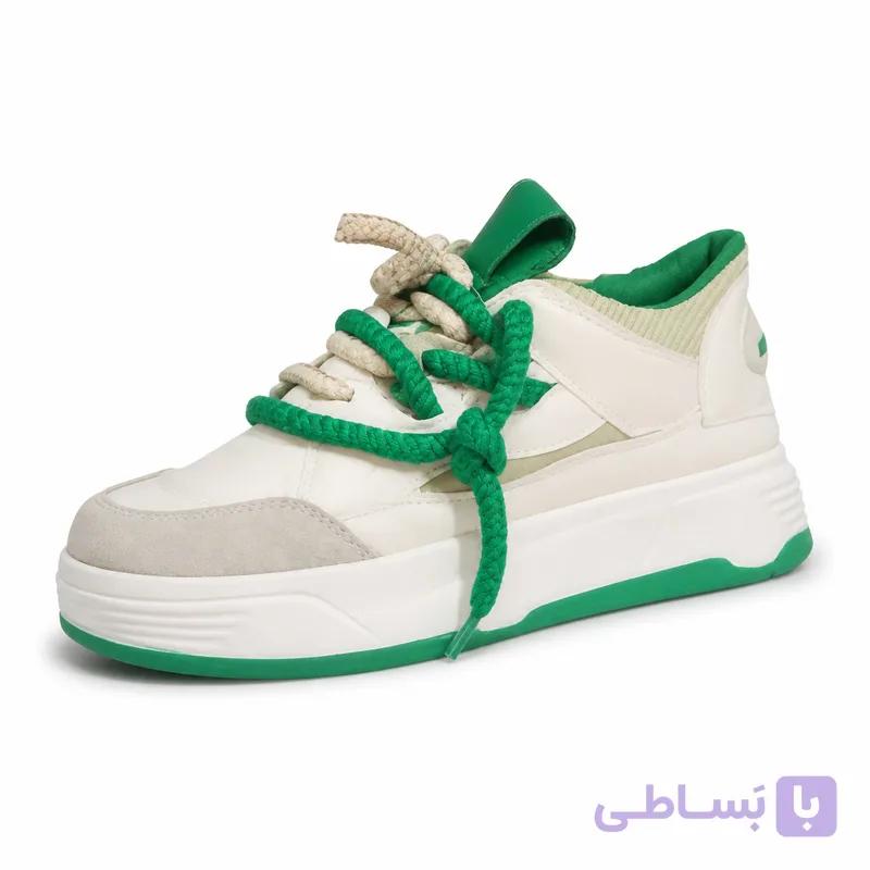 کفش زنانه نیوشیتا دوبند کرمی رنگ