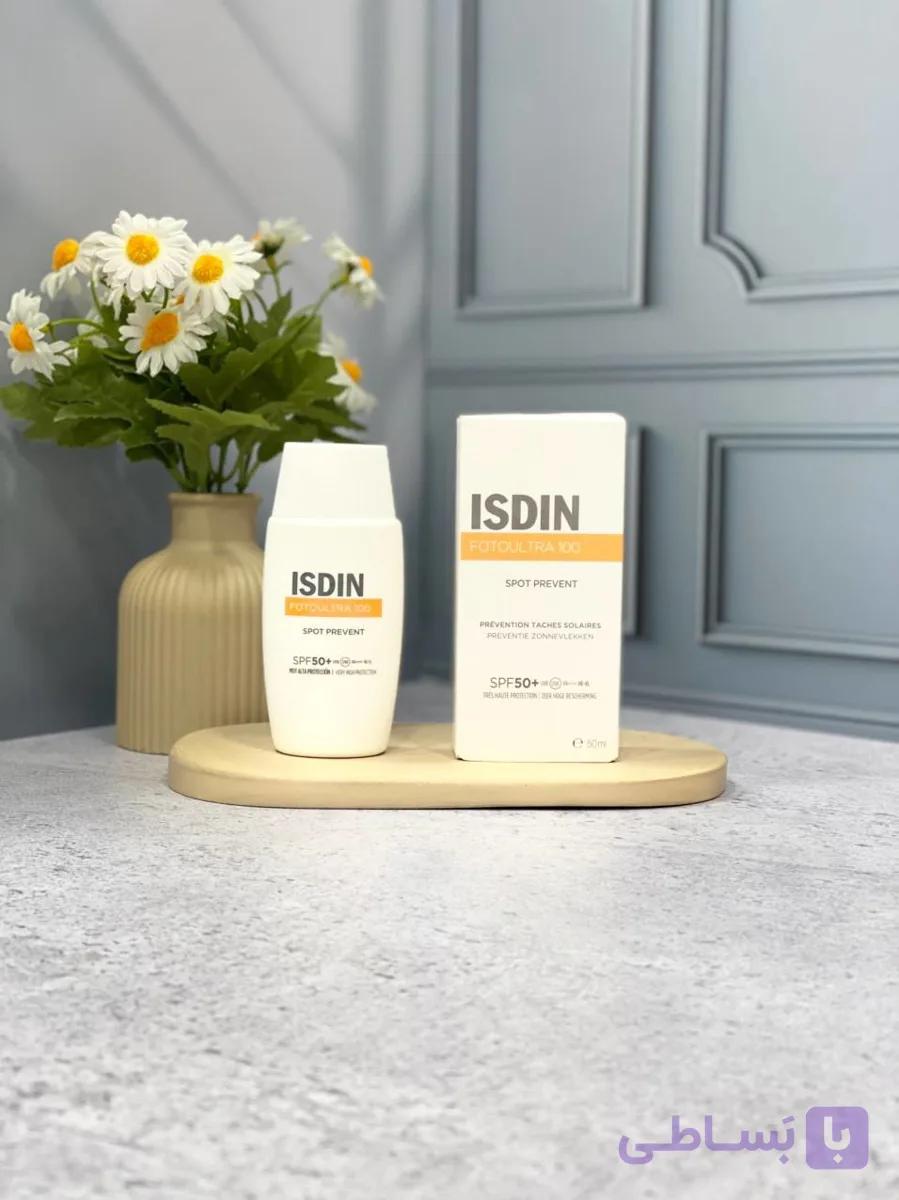 ضد آفتاب اسپات SPF+50 حجم ۵۰ میل ضد لک