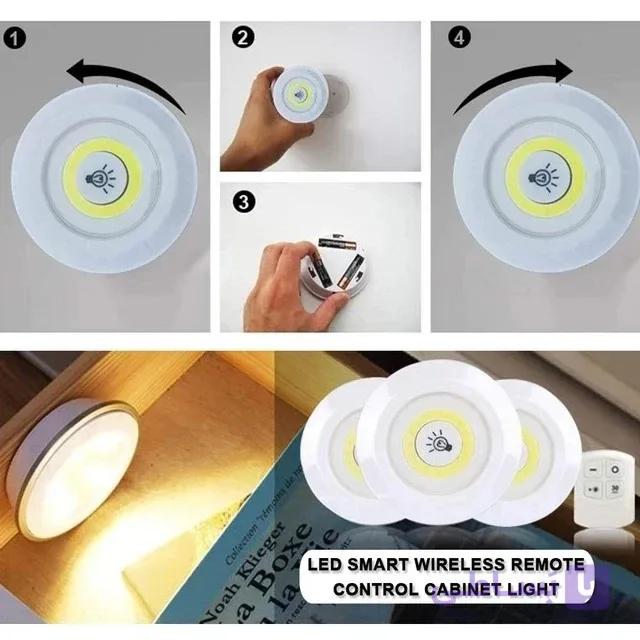 چراغ اضطراری مدل سقفی REMOTE CONTROL مجموعه 3 عددی — تصویر 1