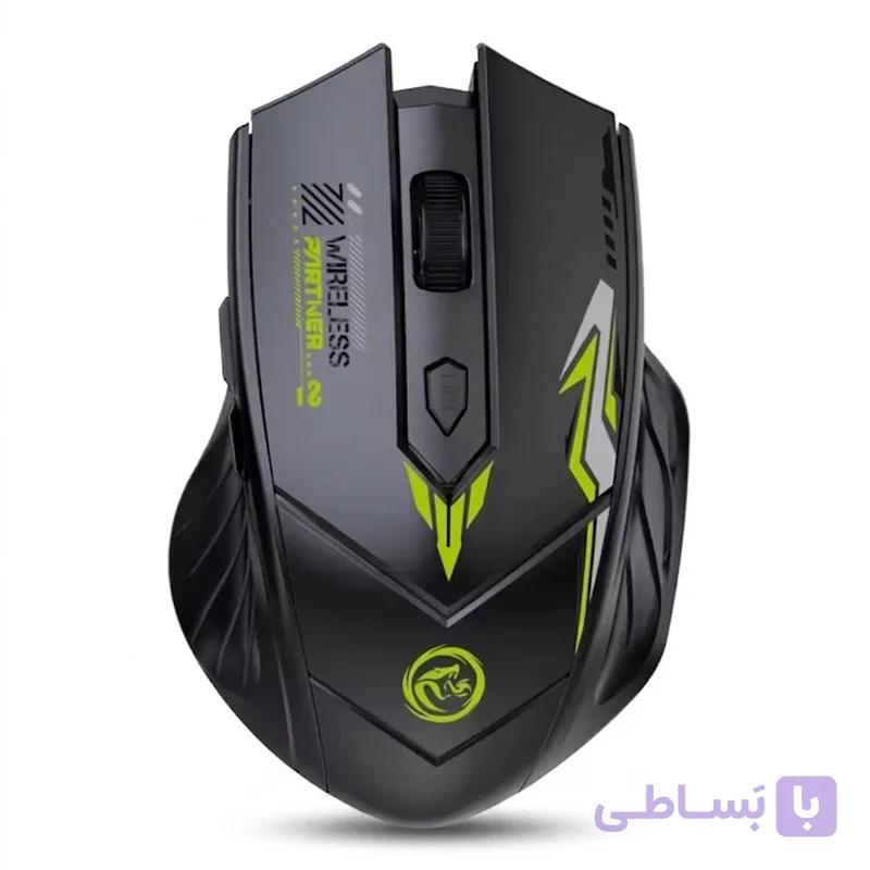 ماوس بی سیم گیمینگ مدل X-36، قابلیت اتصال با دانگل USB و بلوتوث، دارای 6 کلید، دقت 1600 DPI، دارای باتری داخلی قابل شارژ — تصویر 1
