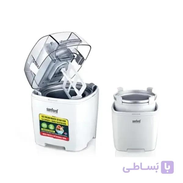 بستنی‌ساز سانفورد مدل SF2601ICM | دستگاه بستنی‌ساز خانگی 1.5 لیتری — تصویر 1