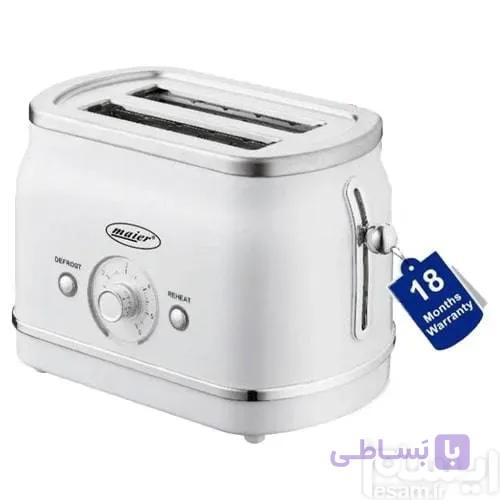 توستر نان مایر MR-424 | خرید توستر دوخانه 700 وات با تنظیم دما — تصویر 1