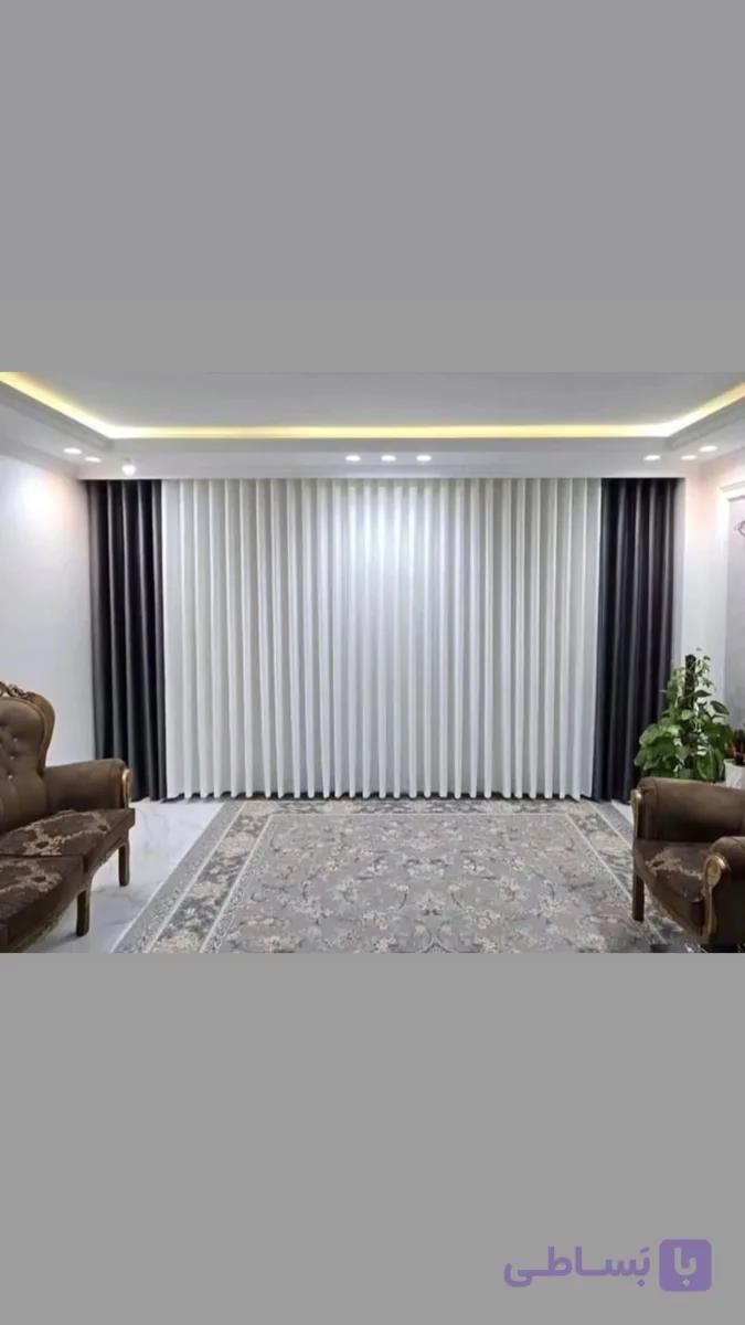پرده حریر ساده هر یک متر