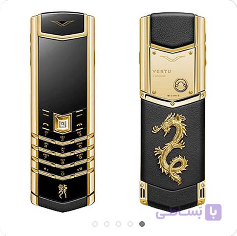 گوشی ساده لاکچری ورتو مدل دراگون VERTU V10 Dragonدو سیم کارت رجیستر شده با کدفعالسازی (بدون گارانتی شرکتی)