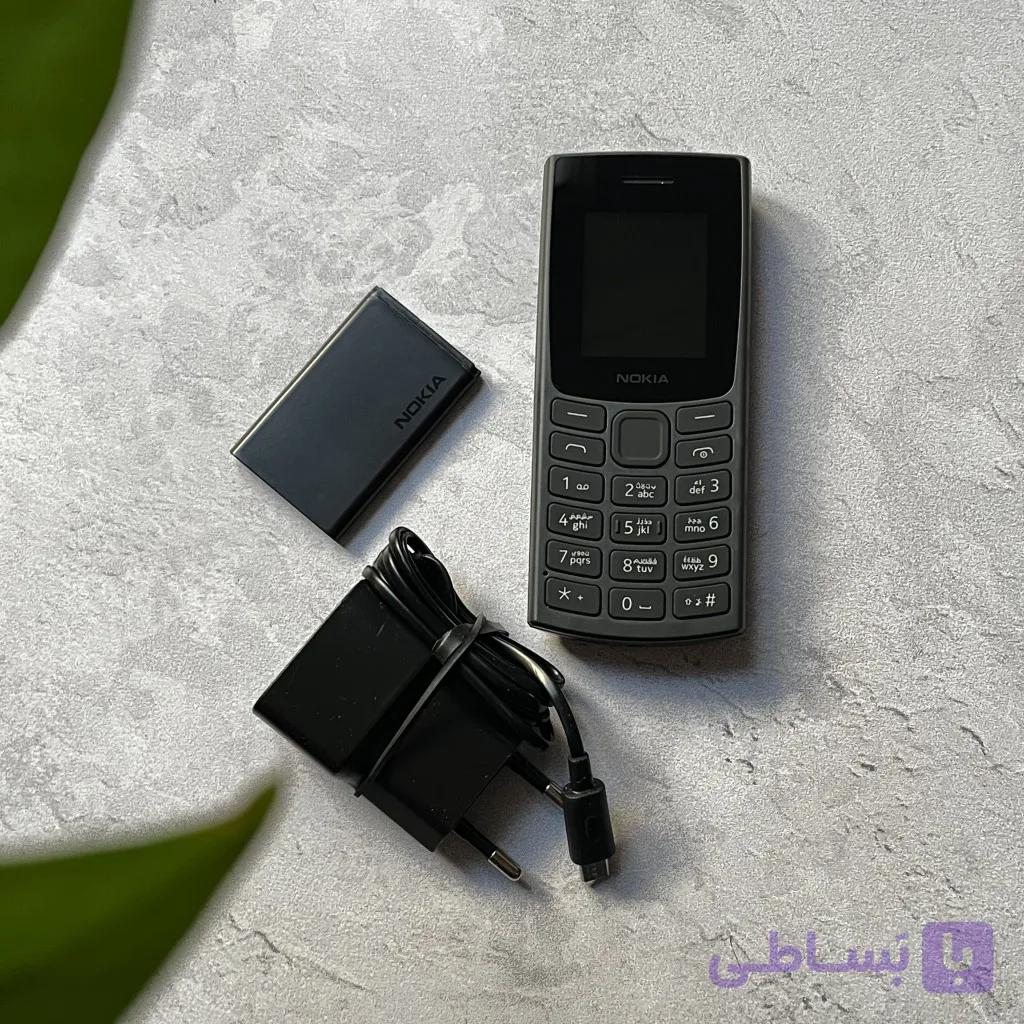 گوشی ساده نوکیا مدل Nokia 106 2023 | TA-1564 DS دو سیم‌ کارت + رم خور- تحت لیسانس نوکیا (رجیستر + گارانتی 7 روزه سلامت )