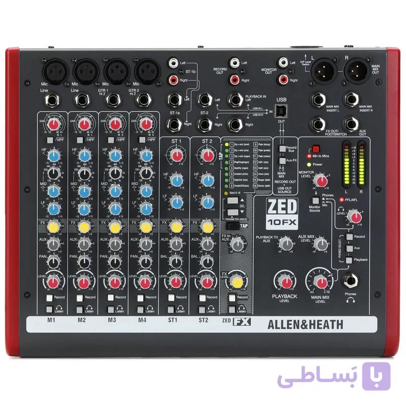میکسر صدا آنالوگ 10 کانال آلن اند هیت زد اف ایکس ZED-10FX — تصویر 1