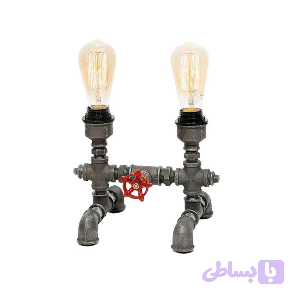 آباژور رومیزی پایپ مدرن کد 423