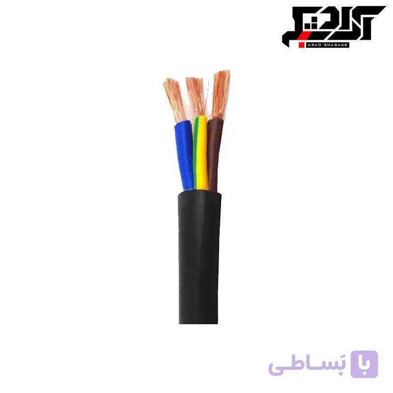 کابل افشان پرتوالکتریک 1*3 تمام مس متراژ 100 متر