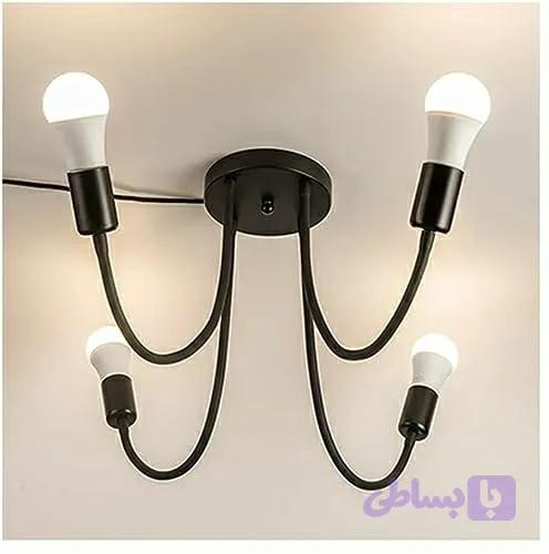 چراغ سقفی 4 شاخه مدرن کد 522