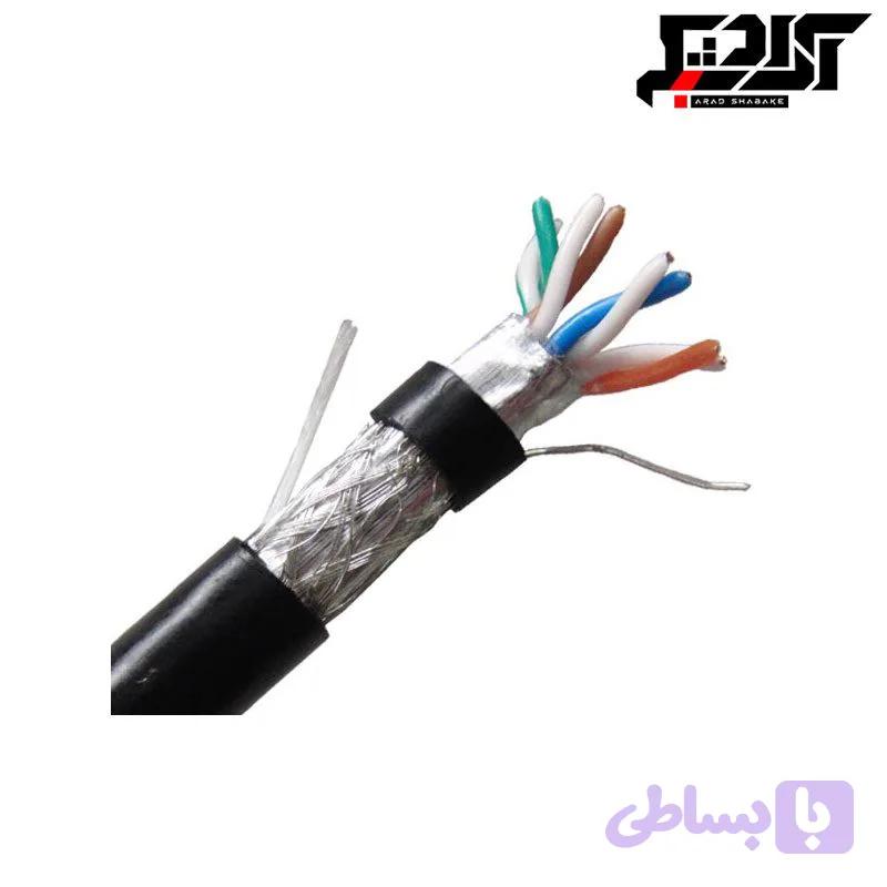 کابل شبکه اوت دور نگزنس sftp cat6 تک روکش مس 0.42