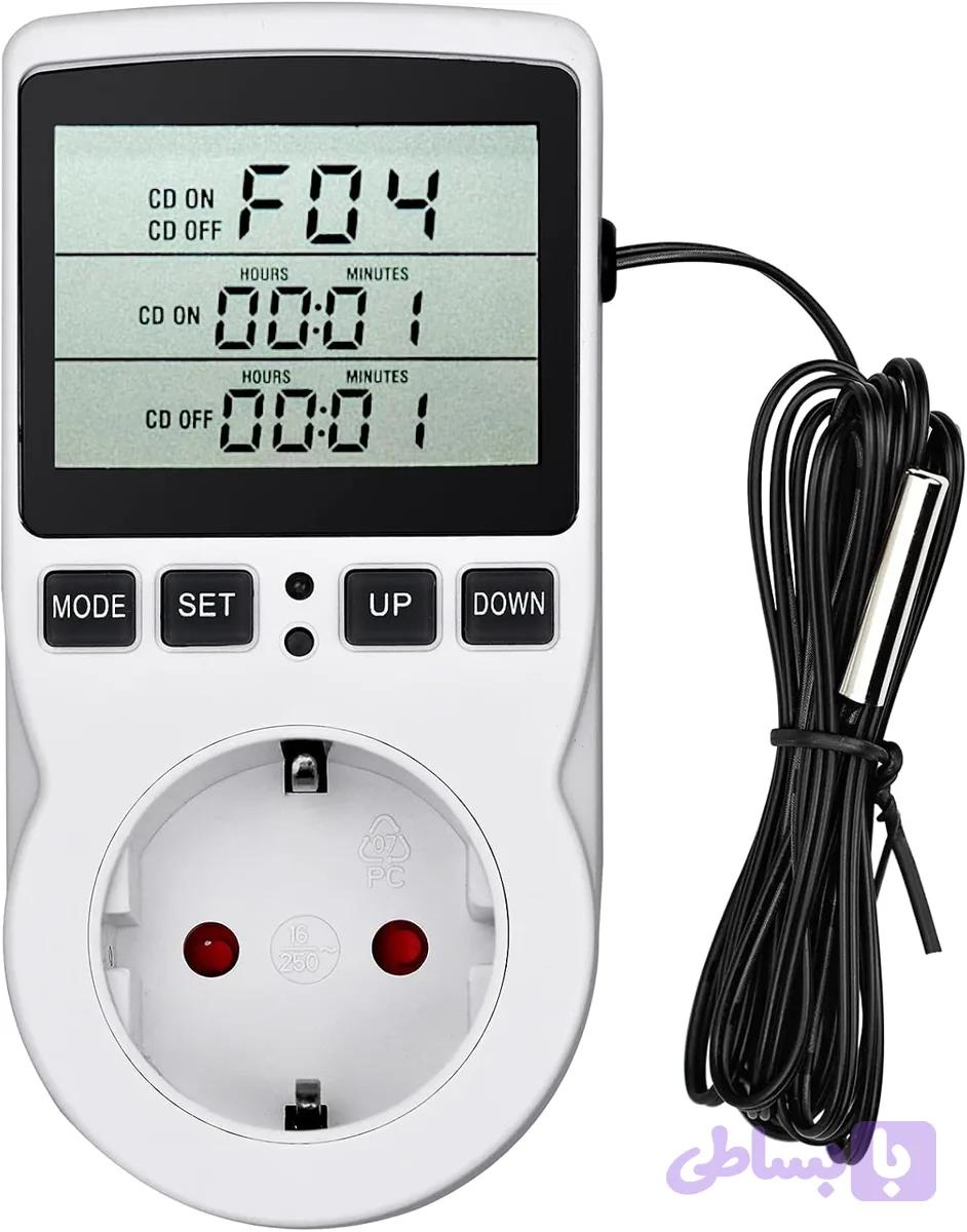 پریز ترموستات دیجیتال ۲۳۰ ولت KINGOZOYI | KINGOZOYI 230V Digital Thermostat Outlet — تصویر 1