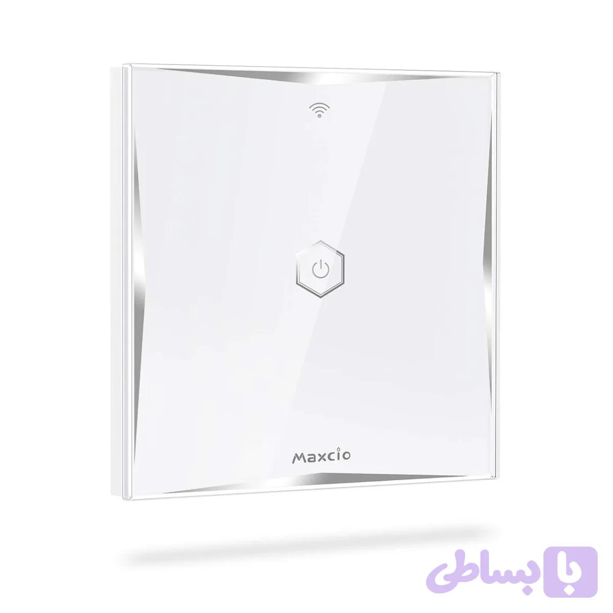 کلید دیواری هوشمند Maxcio لمسی وای‌فای بسته دو عددی | Maxcio Smart WiFi Wall Switch Touch Screen — تصویر 1