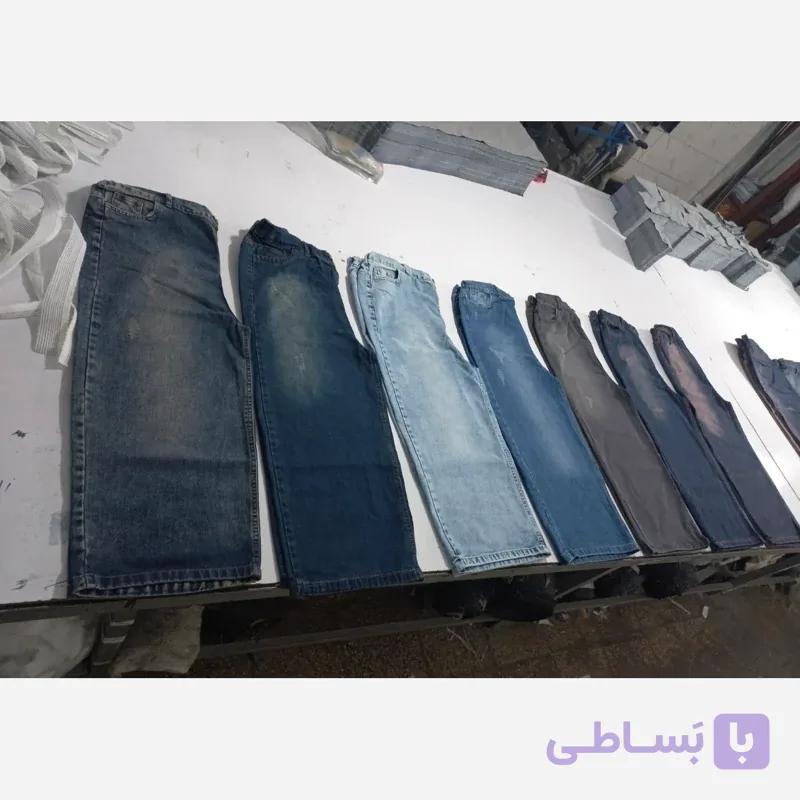 شلوار واید لگ جنس جین سایزبندی 36تا 46