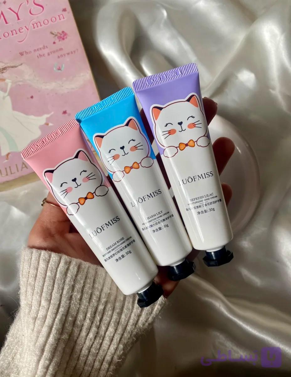 کرم مرطوب کننده دست Luofmiss گربه ای🐈