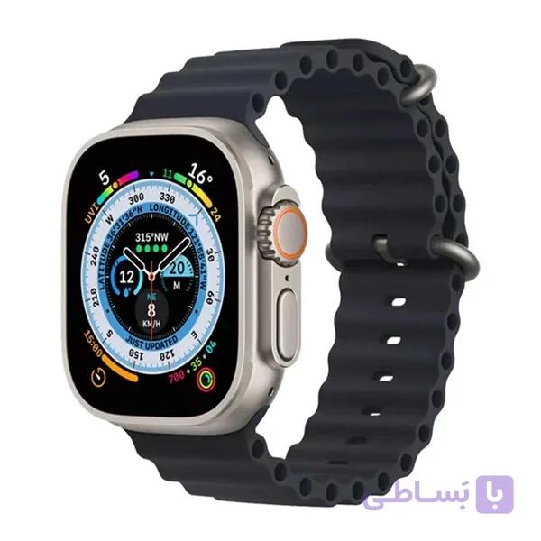 ساعت هوشمند اپل KW55 MAX با بند سیلیکونی — تصویر 1