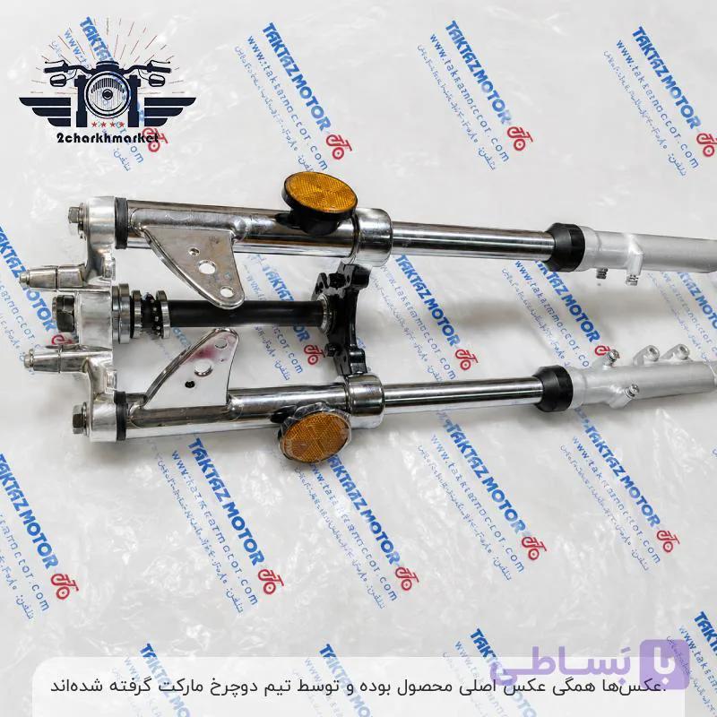 کمک فنر جلو تکتاز مدل ترمز دیسکی CDI برند تکتازموتور اصلی — تصویر 1