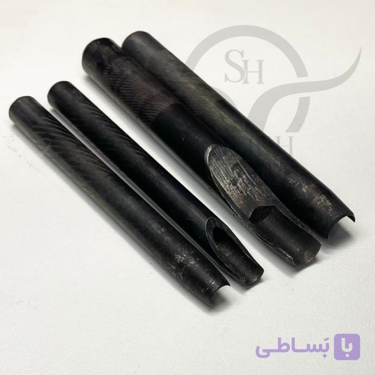 سنبه نیم‌ هلال چرم – ابزار برش منحنی و حرفه‌ای چرمدوزی — تصویر 1