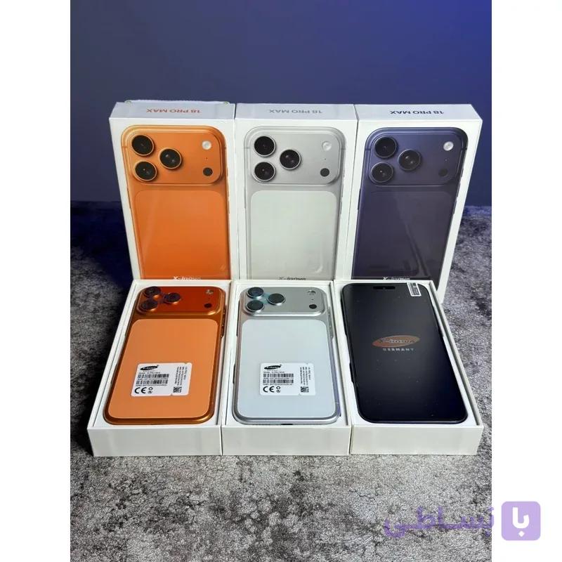 گوشی طرح اپل 18Pro Max برند X-inova / حافظه 256 گیگ و رم 8 ( آلمانی ) همراه با کاور اوجینال شرکتی — تصویر 1