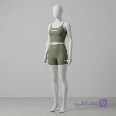 تاپ شورتک زنانه نخی کبریتی جیب بغل